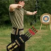 Adjustable Waist Hanging Arrow Quiver Lightweight Hip Archery Arrow Bag (Khaki)