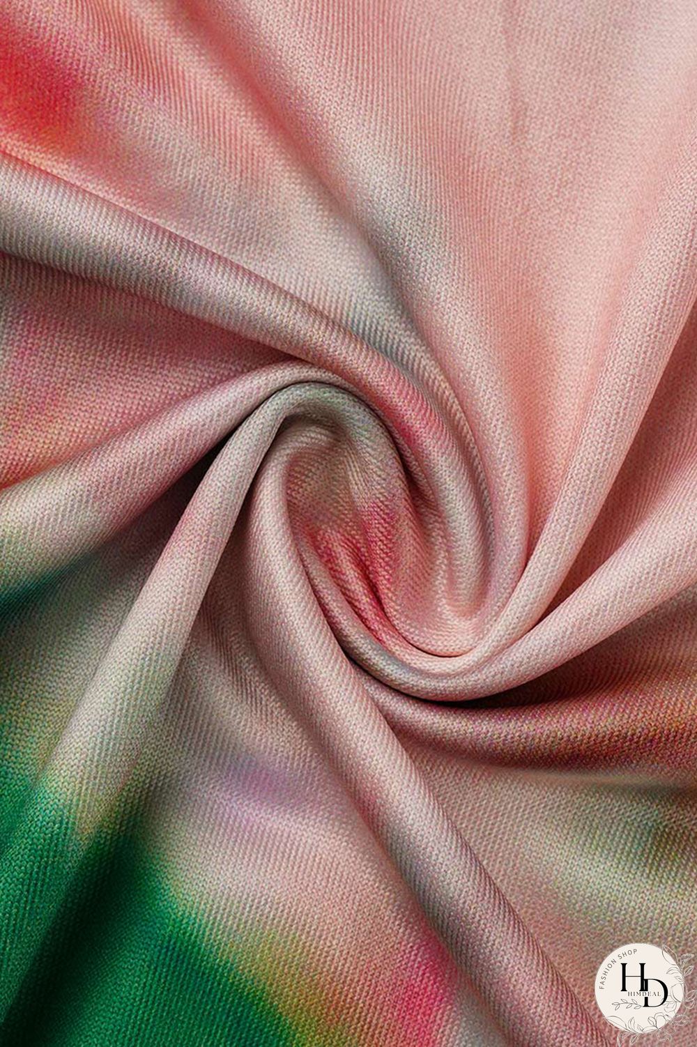 Orange Green Fashion Casual Letter Print Tie-dye O Neck Short Sleeve Dress Dresses