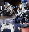 Eight-Wheel Stunt Water Gun Battle Robot Dog