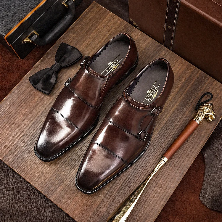 Men's Genuine Leather Handmade Fashion Casual Shoes