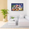 (Big Size)Disney - 11CT Stamped Cross Stitch - 65*40cm - Disney