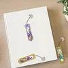 3Pcs DIY Lavender Diamond Painting Bookmarks