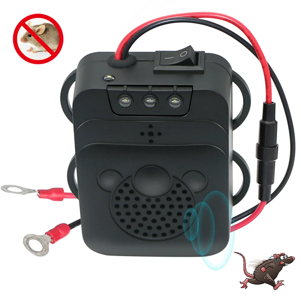 Ultrasonic Vehicle-mounted Rats Mouse Repeller Cockroach Insect Pest Reject