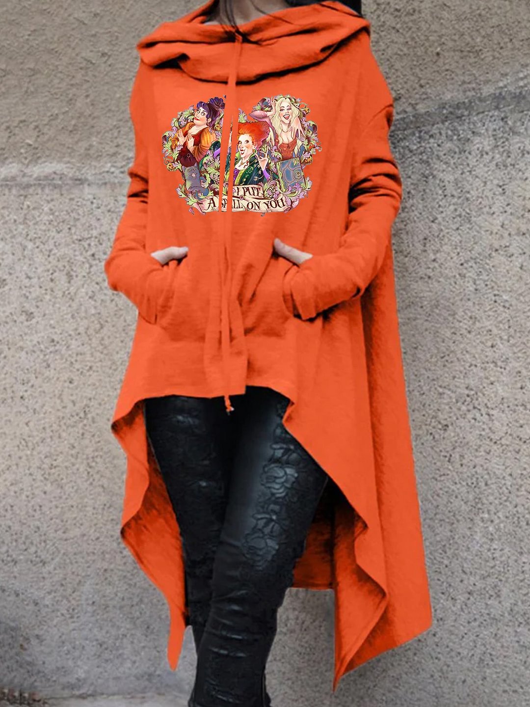 Sanderson Sisters Hooded Long Sleeve Sweatshirt