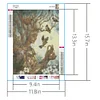 Tree Man Bird  | Full Round Diamond Painting Kits