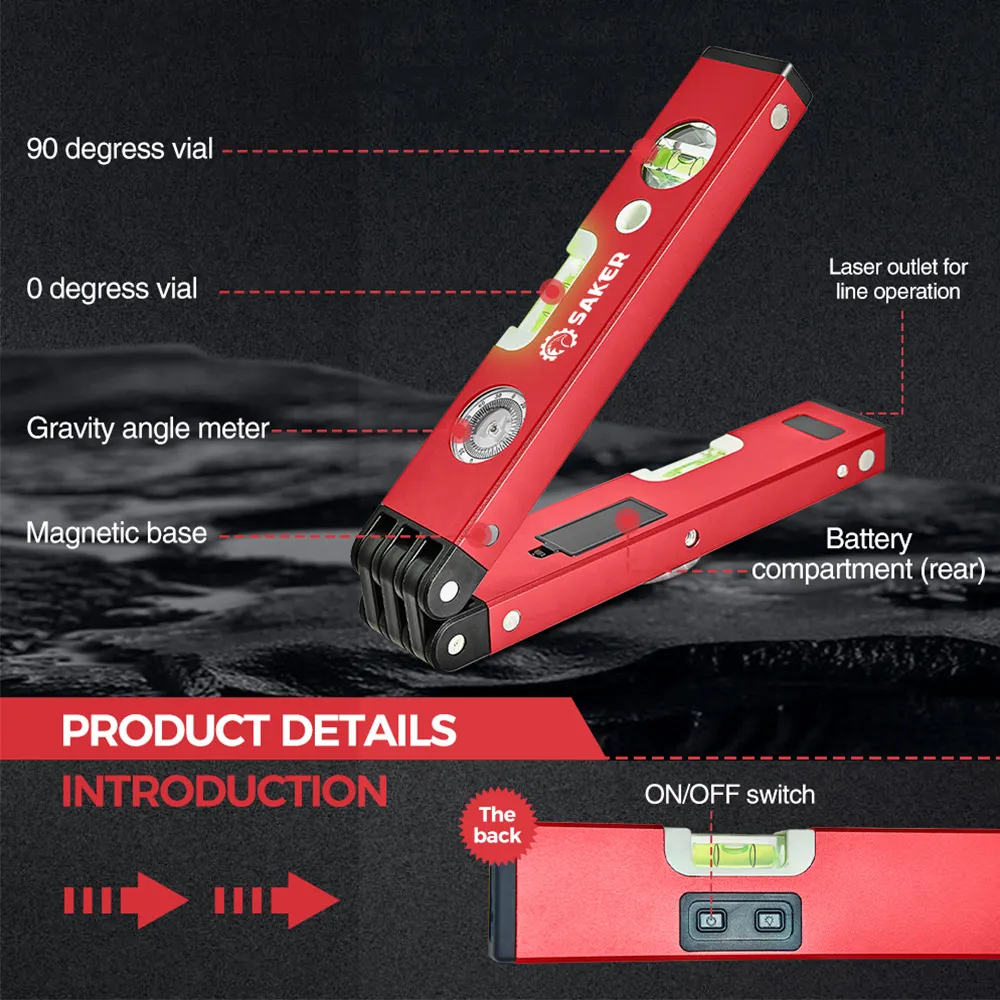 SAKER® Folded Laser Level