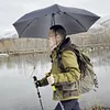 Ultralight backpack clamp hiking umbrella clamp travel outdoor free hands free umbrella artifact lightweight fastener 