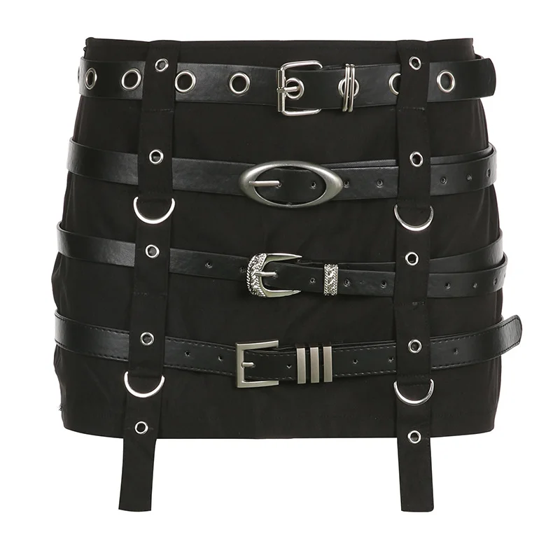 Dark Punk A-line Skirt