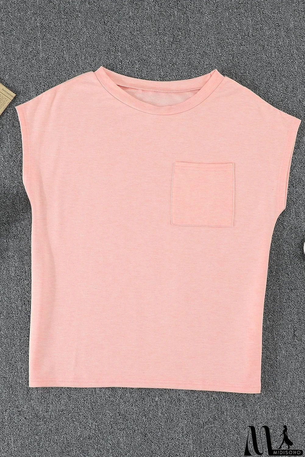 MidiSono - Pocketed Tee with Side Slits