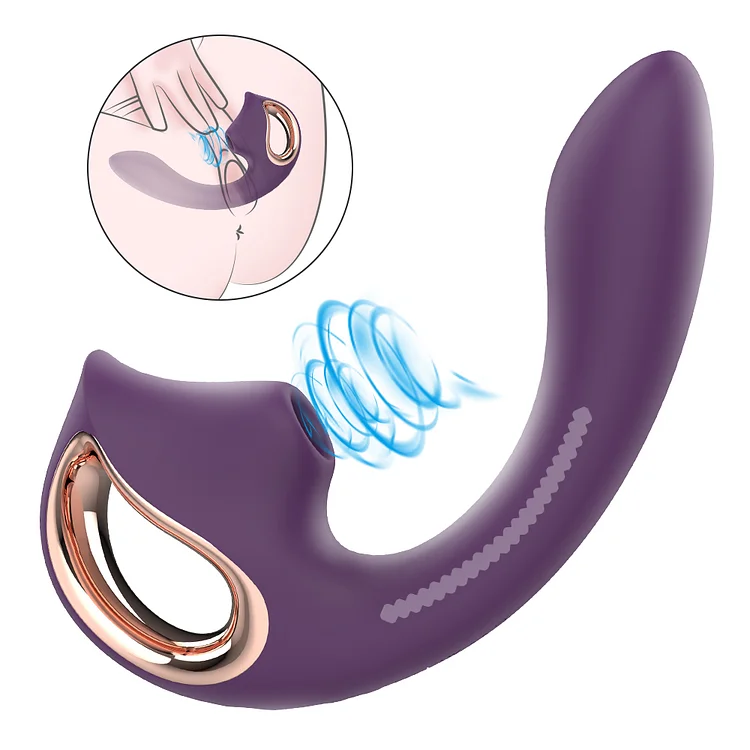 Air-Pulse Clitoris Vibrator Oral Sex Simulator Waterproof Detachable Sex Toy For Women