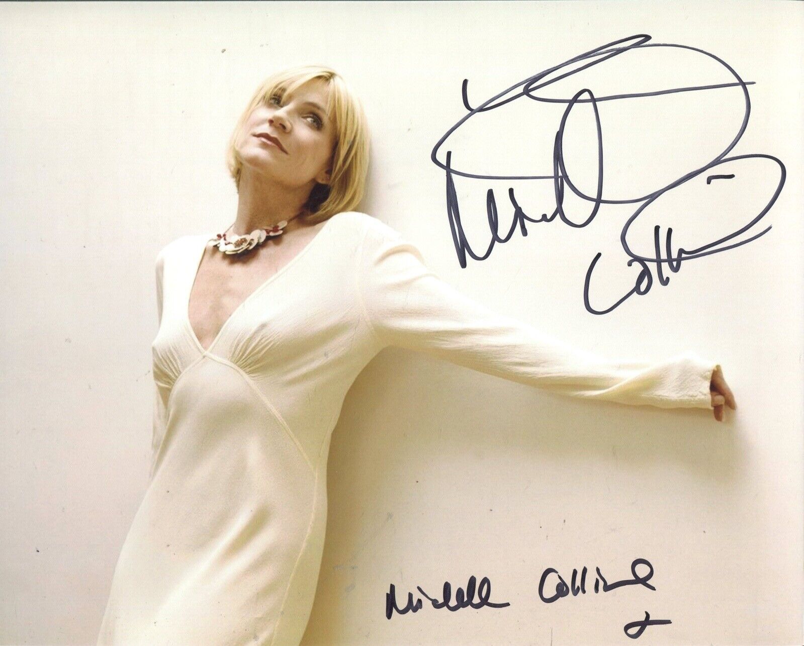 Eastenders & Coronation Street actress Michelle Collins signed 8x10 Photo Poster painting No4