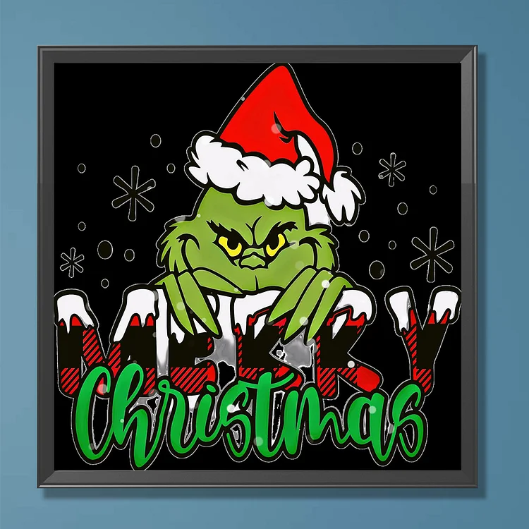The Grinch (canvas) full round/square drill diamond painting
