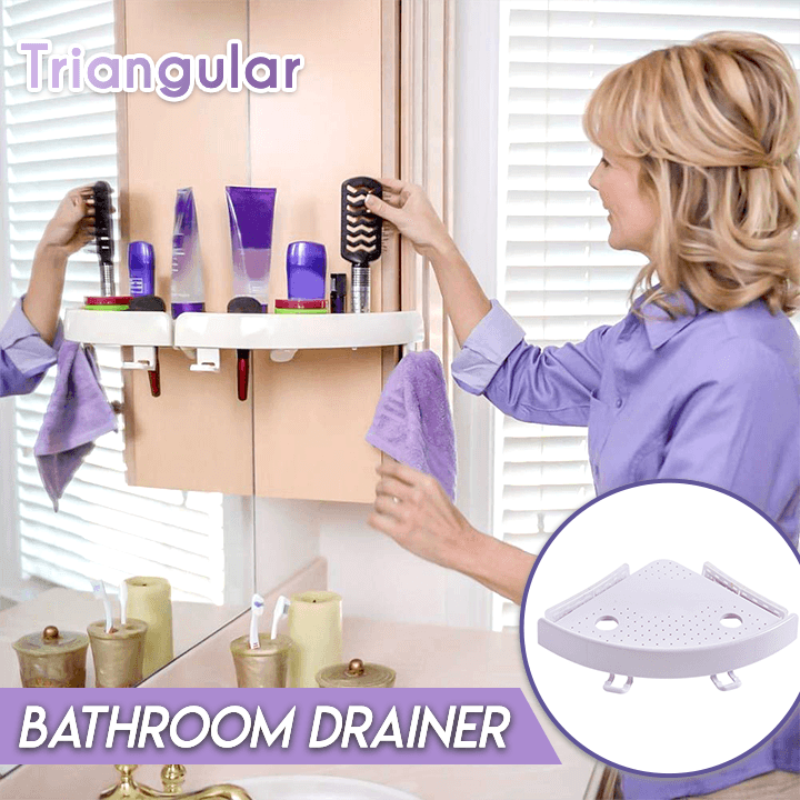 Triangular Bathroom Drainer
