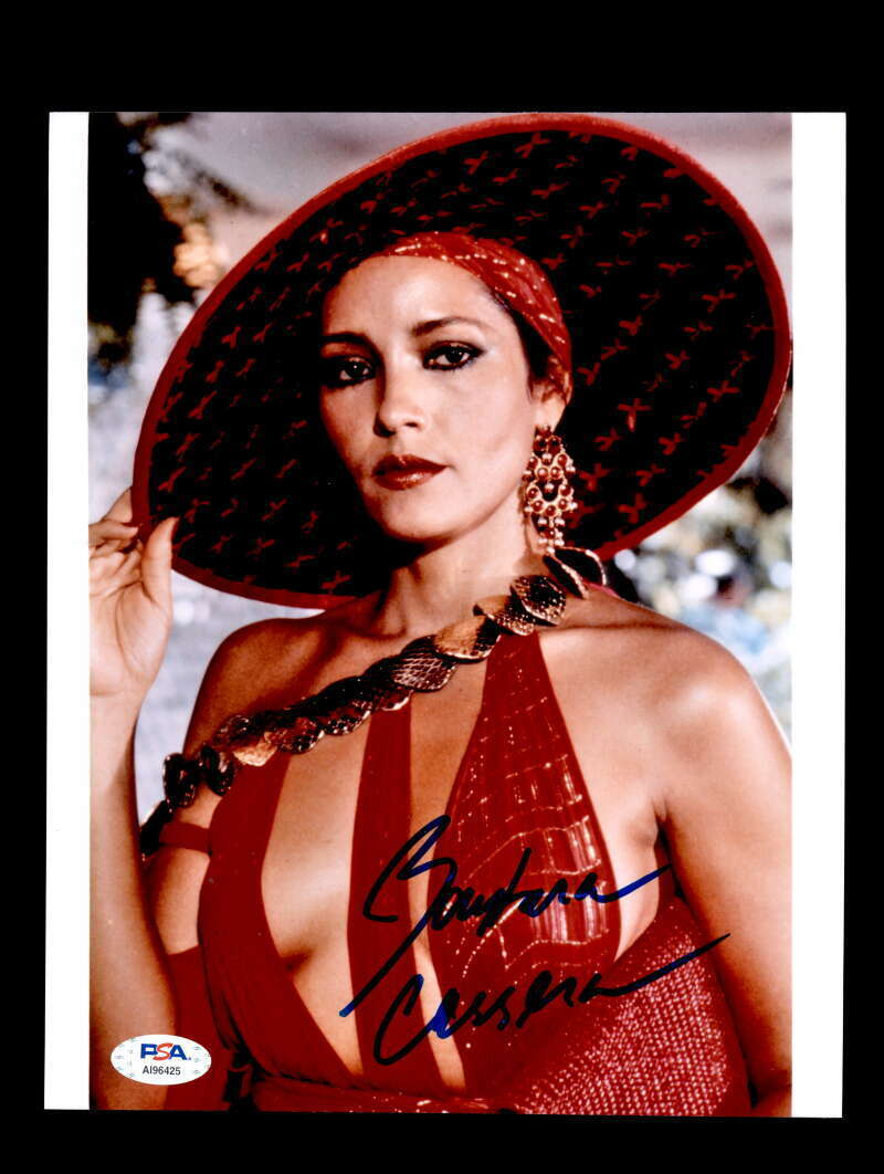 Barbara Carrera PSA DNA Coa Signed 8x10 Photo Poster painting Autographed