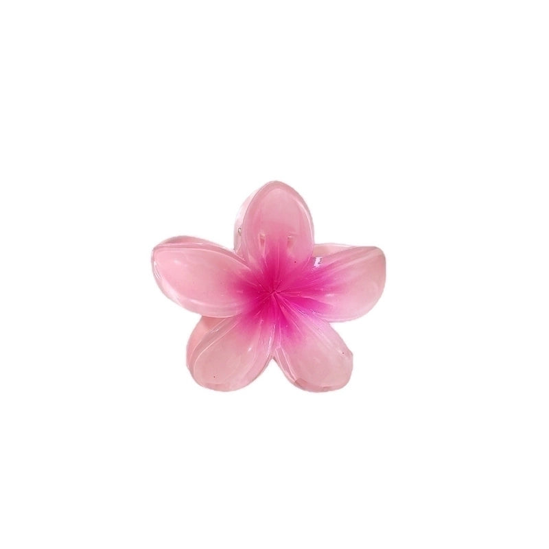 Minimalist Flower Plastic Resin Hair Claws
