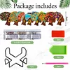 8Pcs Diamond Painting Acrylic Indian Woman Coasters with Holder for Beginner