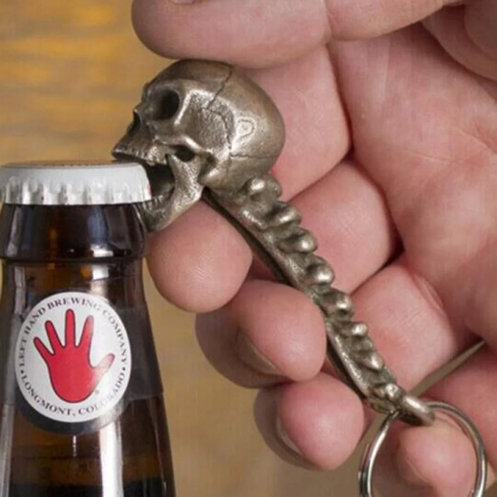 💀Skull Beer Opener Keychain
