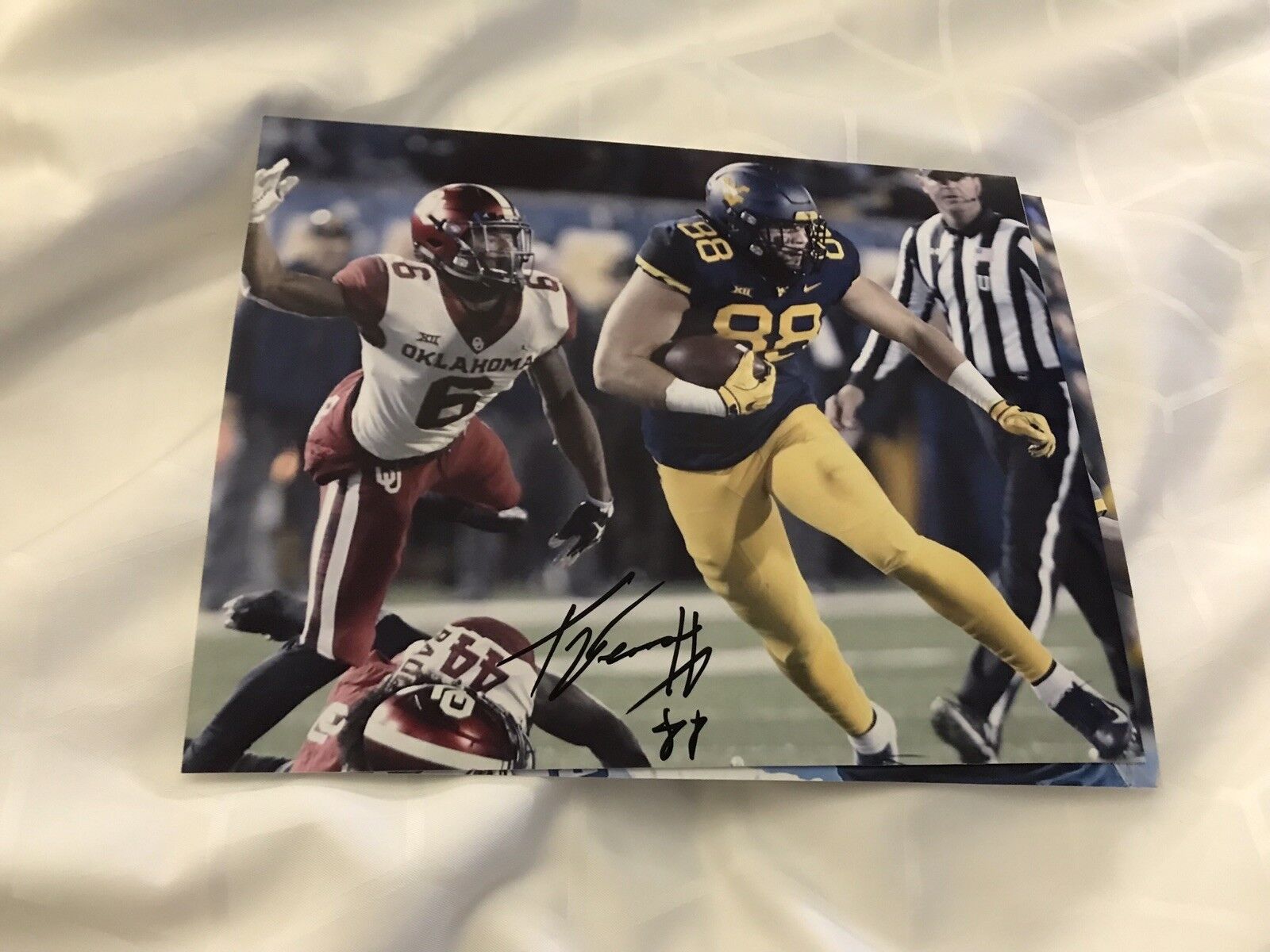 Trevon Wesco West Virginia Mountaineers signed autographed 8x10 football Photo Poster painting C