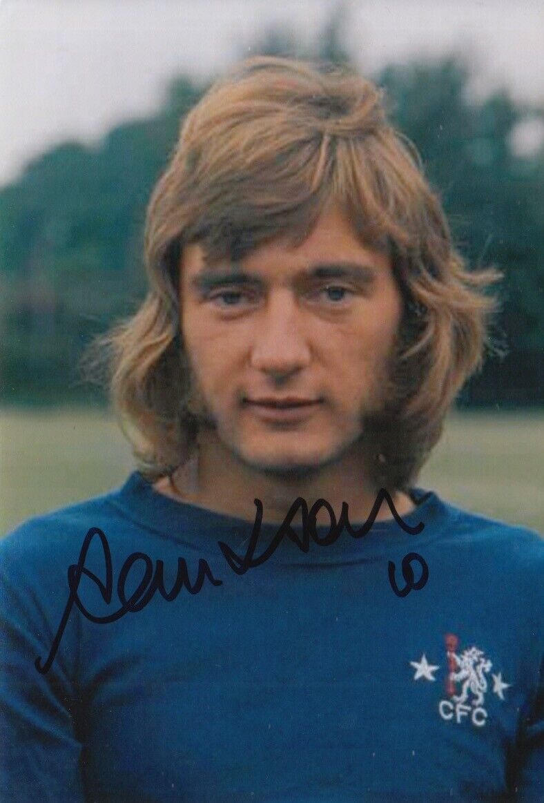 ALAN HUDSON HAND SIGNED 6X4 Photo Poster painting CHELSEA FOOTBALL AUTOGRAPH 3