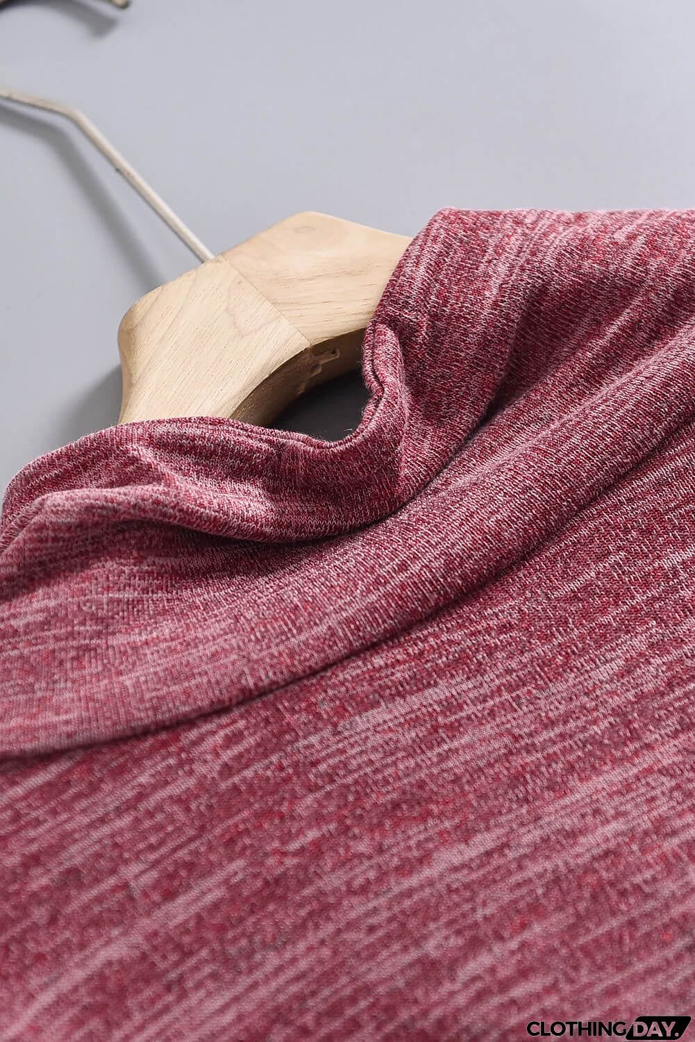 Christmas Reindeer Snow Print Zipped Pullover Top