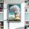 (5 Sizes) White Tree-Full Square Diamond Painting