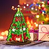 Diamond Painting Double Sided 3D Festive Christmas Tree Tabletop Ornaments Kits