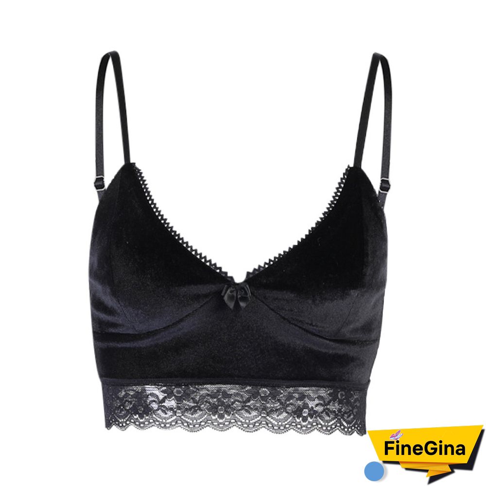 Black Crop Top E-Girl Ruffles Short Camis Women Permeability Backless Sleevelesslace Sexy Bandage Clothes Coquette Y2K T Shirt