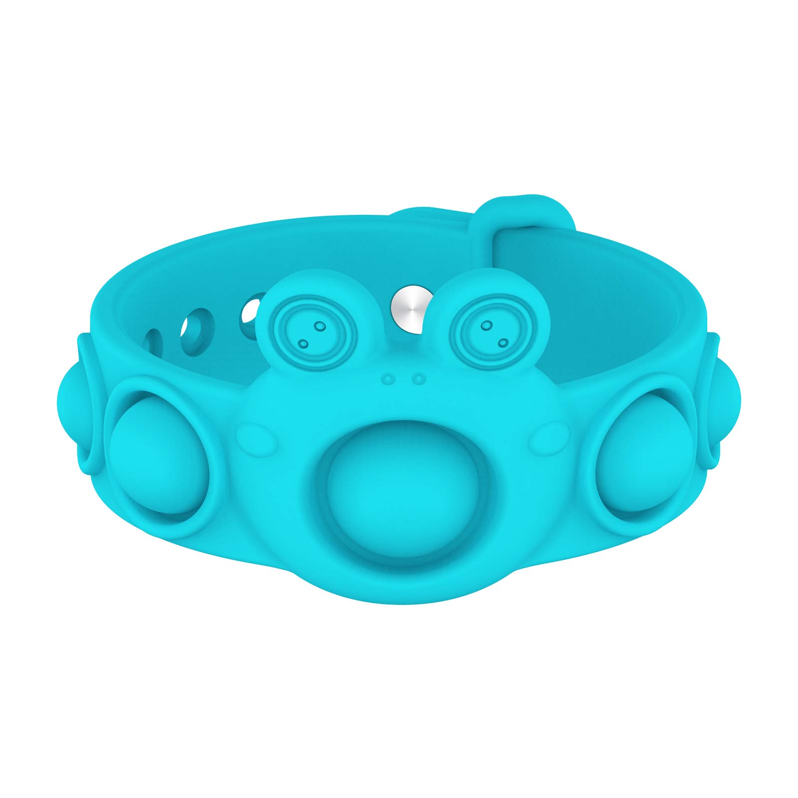 

Dimple Fidget Autism Toy - Sensory Silicone Stress Relief Wristband Toys, Green-2, 501 Original