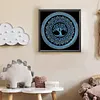 DIY-Baummandala-Perlen-Mal-Kunstsets 25x25 cm ohne Rahmen Hauswanddekoration