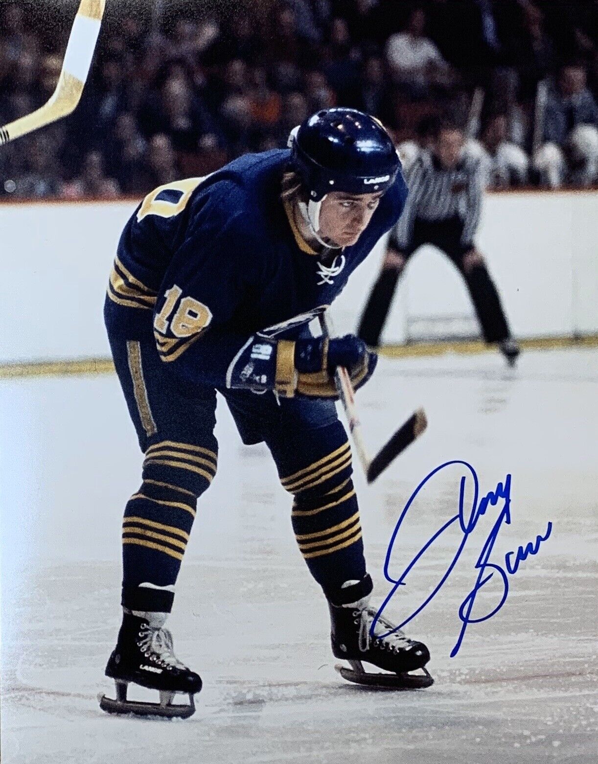 Danny Gare Buffalo Sabres Right Wing Autographed 8x10 Pose #3