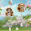 2 PCS Puppy - 5D DIY Pendant