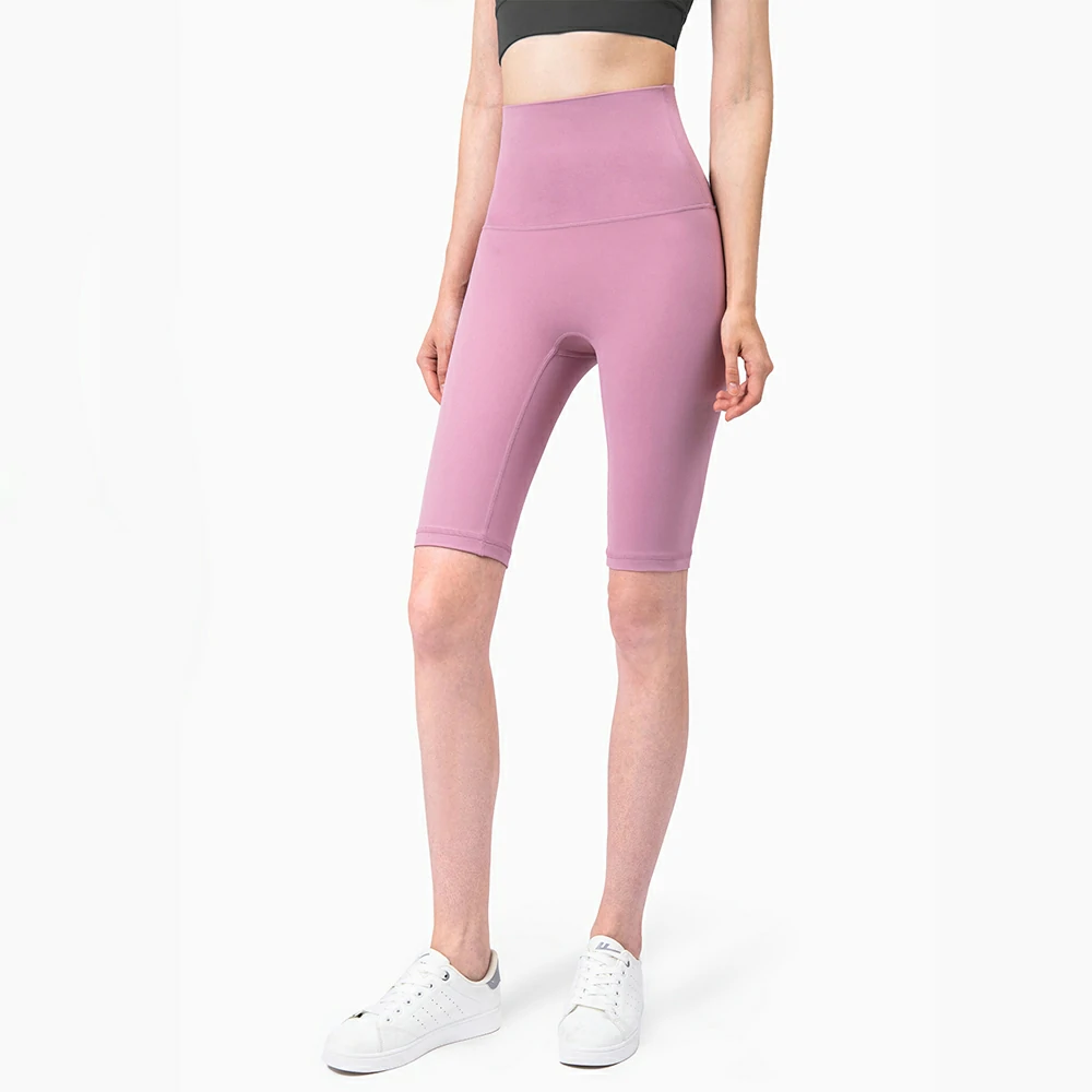 High waisted compression biker shorts at Hergymclothing sportswear online shop