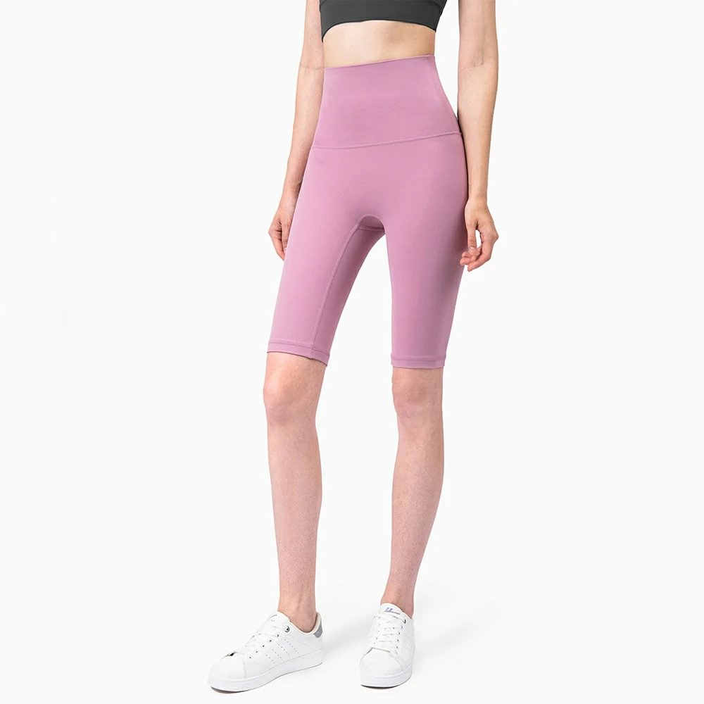 High waisted compression biker shorts at Hergymclothing sportswear online shop