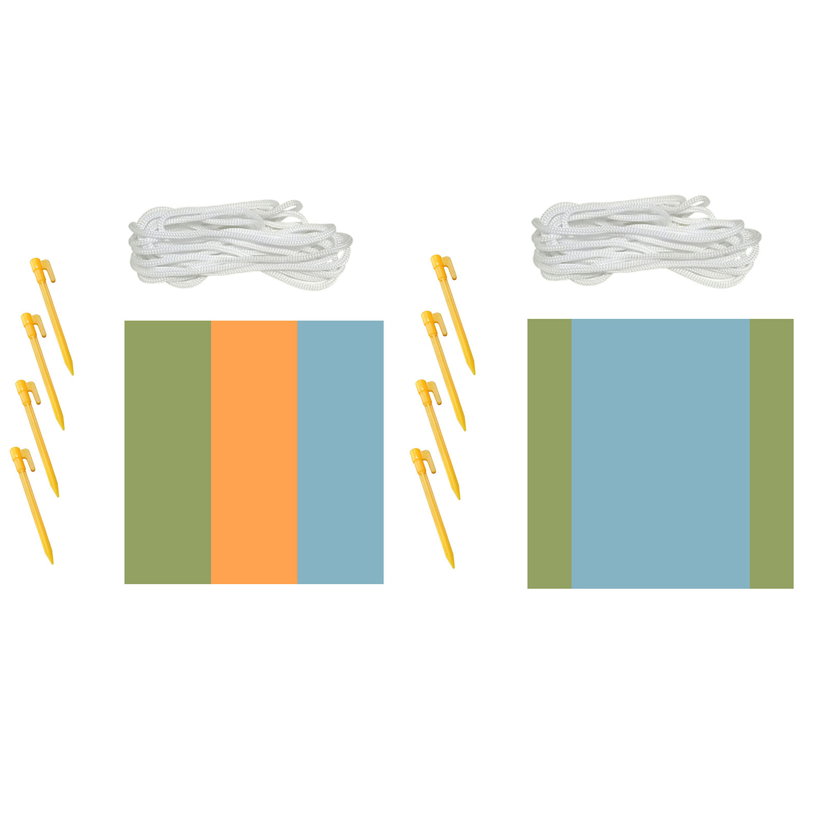 

Stripe Sun Shade Sail Canopy UV Block Sunshade Awning Cover for Outdoor, 501 Original