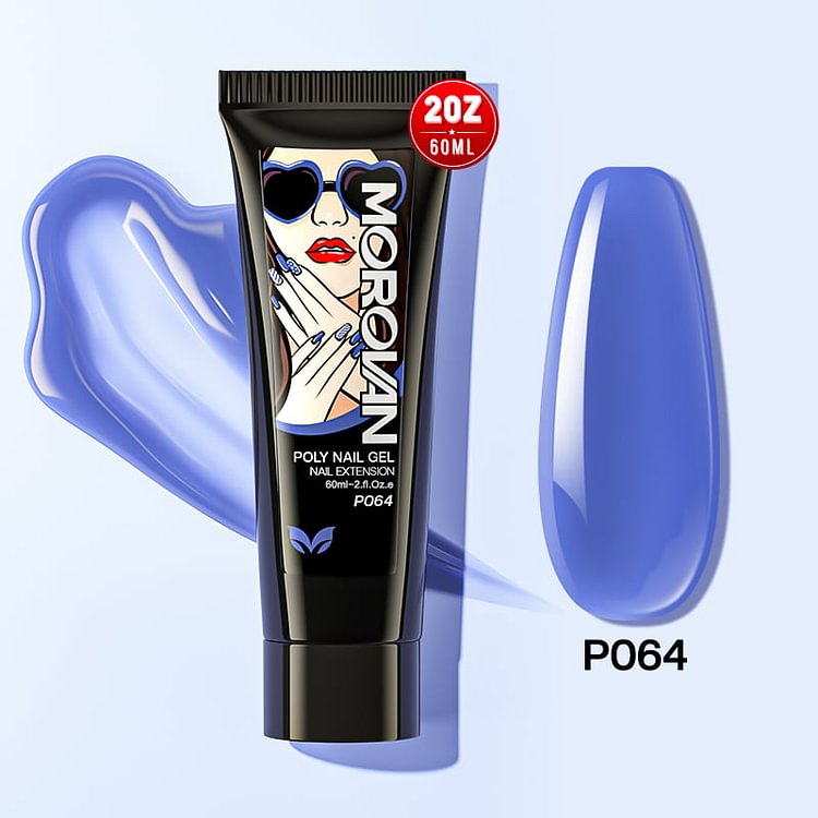 Blue Eyeshadow Poly Nail Gel 60ml