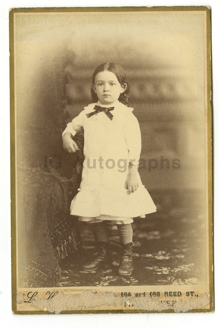 19th Century Children - Original 19th Century Cabinet Card Photo Poster paintinggraph