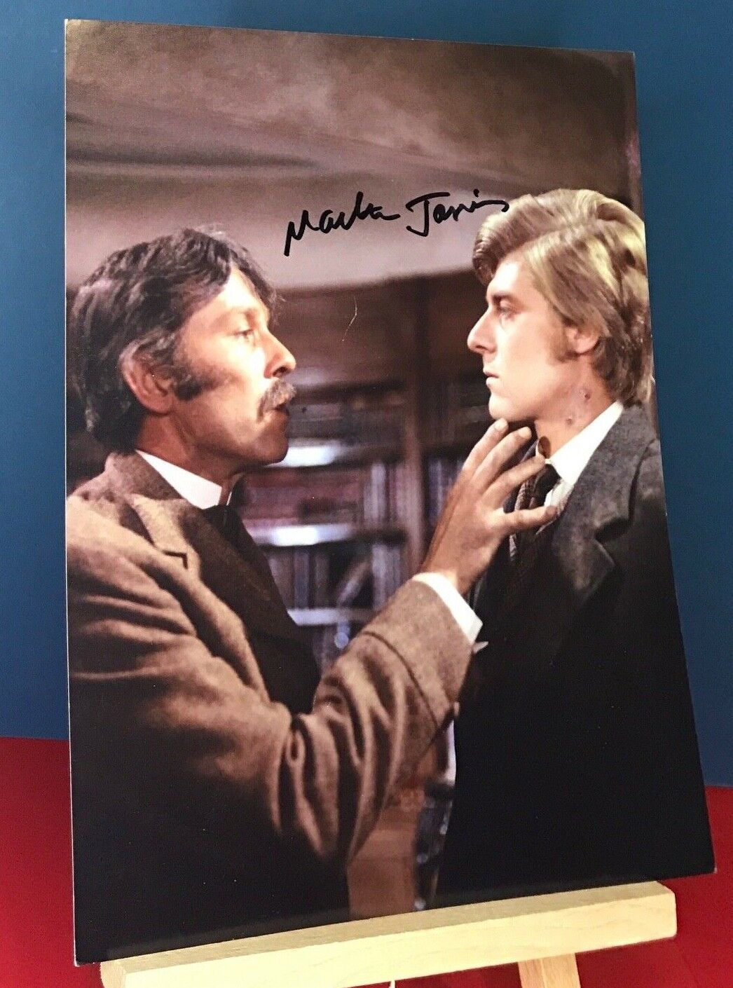 MARTIN JARVIS Taste the Blood of Dracula Genuine Signed 10x8 Photo Poster painting UACC COA