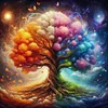 Diamond Painting -DIY Full Round Drill Tree of Life(40*40 CM)