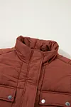 Women's Winter Thick Quilted Puffer Stand Neck Long-length Coat