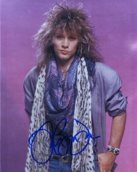 REPRINT - JON BON JOVI 80's Hair Autographed Signed 8 x 10 Photo Poster painting Poster Man Cave