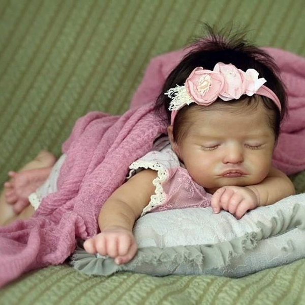 Newly 20 '' Soft Touch Reborn Rosalie Baby Doll Named Paradiso with “Heartbeat” and Sound