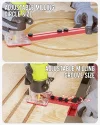 Woodworking Milling Circle Trimmer Multifunctional Auxiliary Trimming Milling Circle Positioning Ruler Round Hole Slotting Locator Slotting Auxiliary Tool