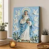 DIY Special Shaped Drill Diamond Painting Kit Framed - Maria
