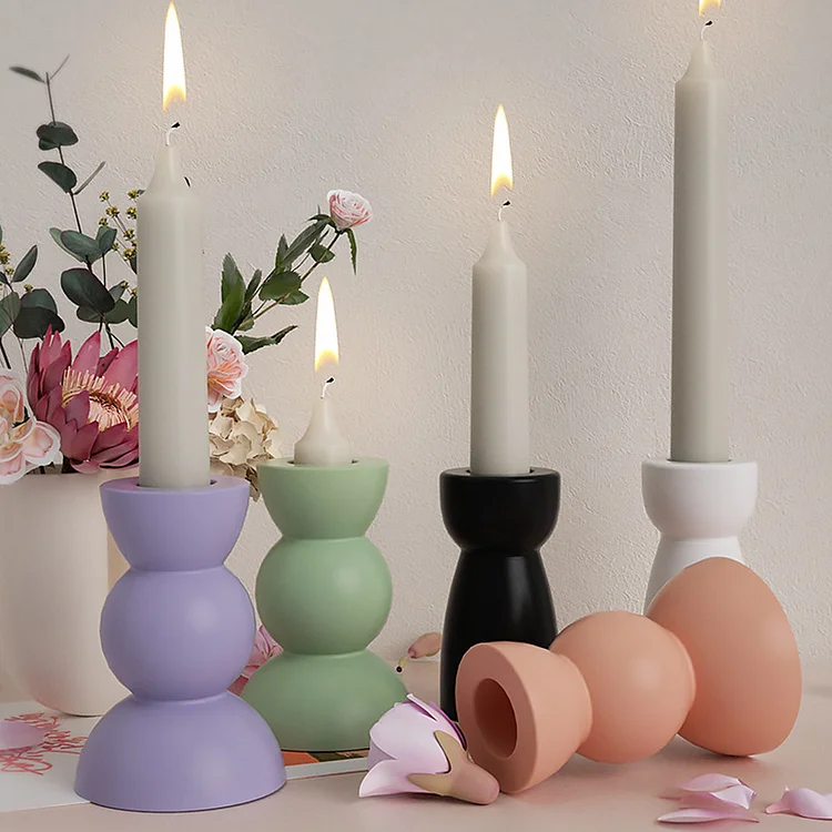 Silicone Aromatherapy Candlesticks, Silicone Candle Making Molds