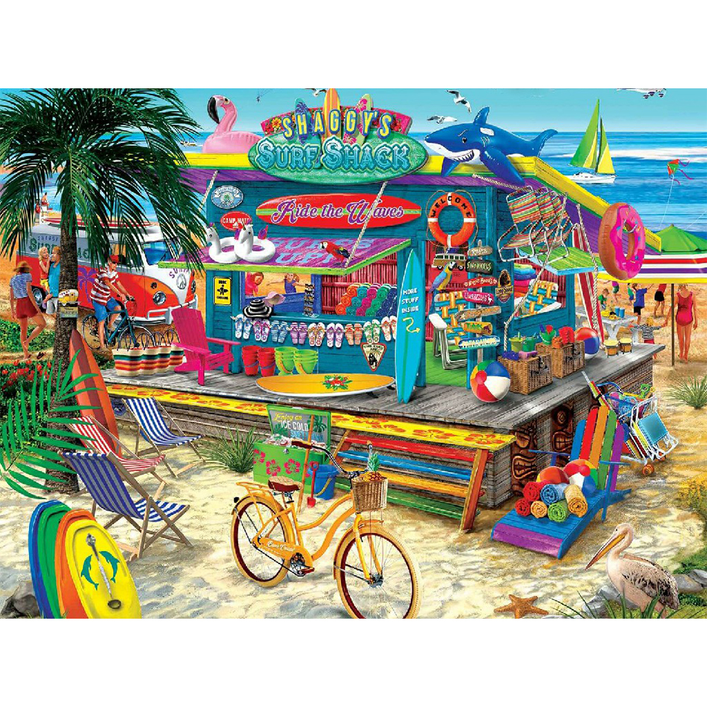 

Beach Party - Round Drill Diamond Painting - 50*40CM, 501 Original