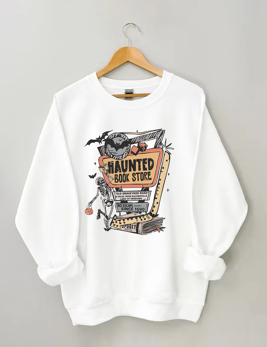 Haunted Book Store Sweatshirt