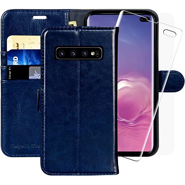 MONASAY Samsung Galaxy S10 Plus Wallet Case, 6.4 inch