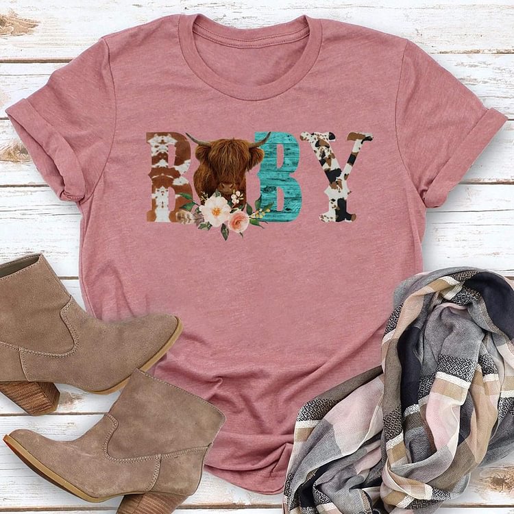 ANB - BABY cow Retro Tee-05859
