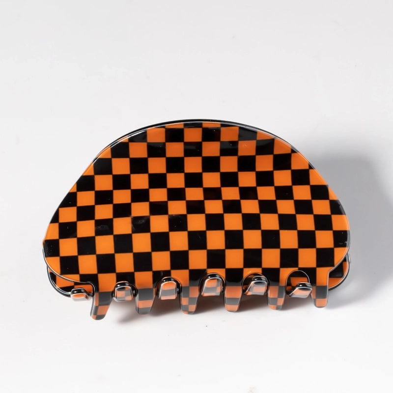 Halloween Minimalist Women’s Pumpkin Lattice Spider PVC Hair Claws