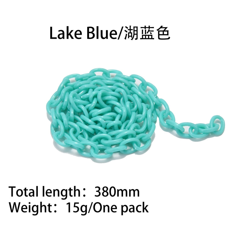 1 Pack = 5 Pieces Arylic 6*8mm Jewelry Accessories Chain